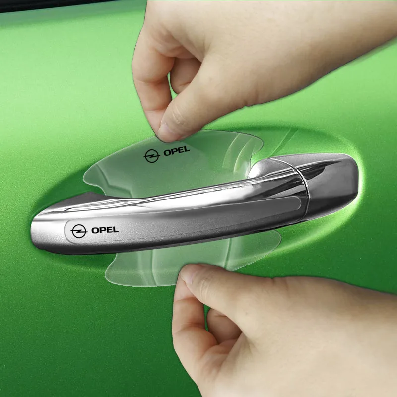 8pcs Car Door Handle Sticker Transparent Protective Film for Opel Astra J G H K Insignia Corsa D Vectra C Zafira B Vivaro Mokka |