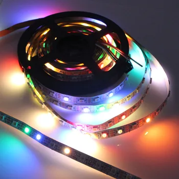 

SK6812 led strip RGB+W/WW RGBW(Similar WS2812B) 4 In 1 Pixels/m;Individual Addressable Led Strip IP30 IP65 IP67 DC5V