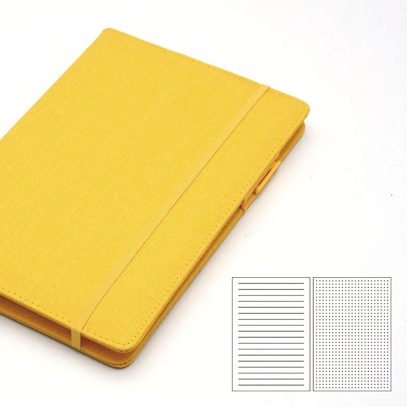Xiaomi Mijia Youpin Memory notebook набор бизнес-Конференции Подарок 80 г Daolin бумажная офисная обучающая портативная ручка для заметок канцелярские принадлежности - Цвет: Цвет: желтый