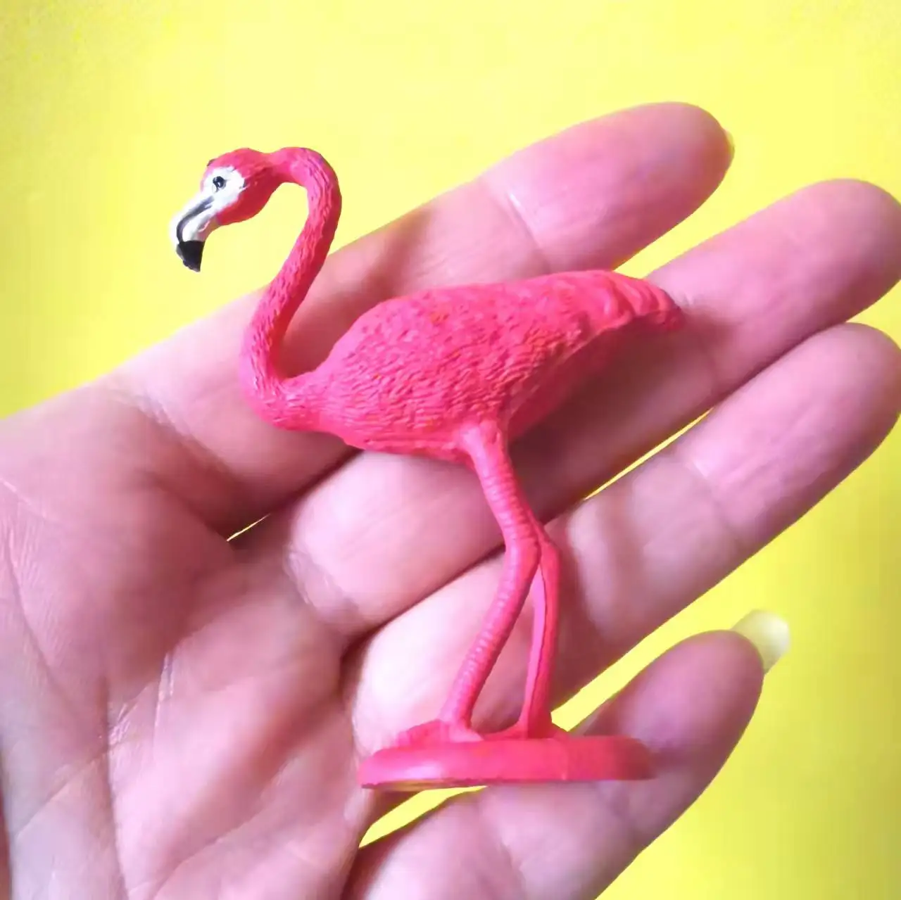 10 Pcs/Flamingo/doll house//miniatures animals birds/lovely cute/fairy garden gnome/moss terrarium decor/crafts/bonsai/figurine 