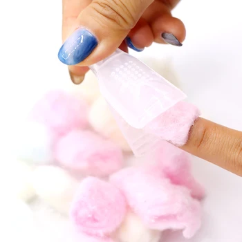 

100 Pcs Colorful Gel Polish Remover Degreaser For Nails Manicure Unloading Nail Cleaner Cotton Nail Clip Nail Art Tools