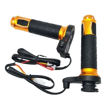 

Motorcycle Electric Heated Grips Motorbike Hot Grip 22mm 7/8" Handlebar Hand Warmer Aluminum