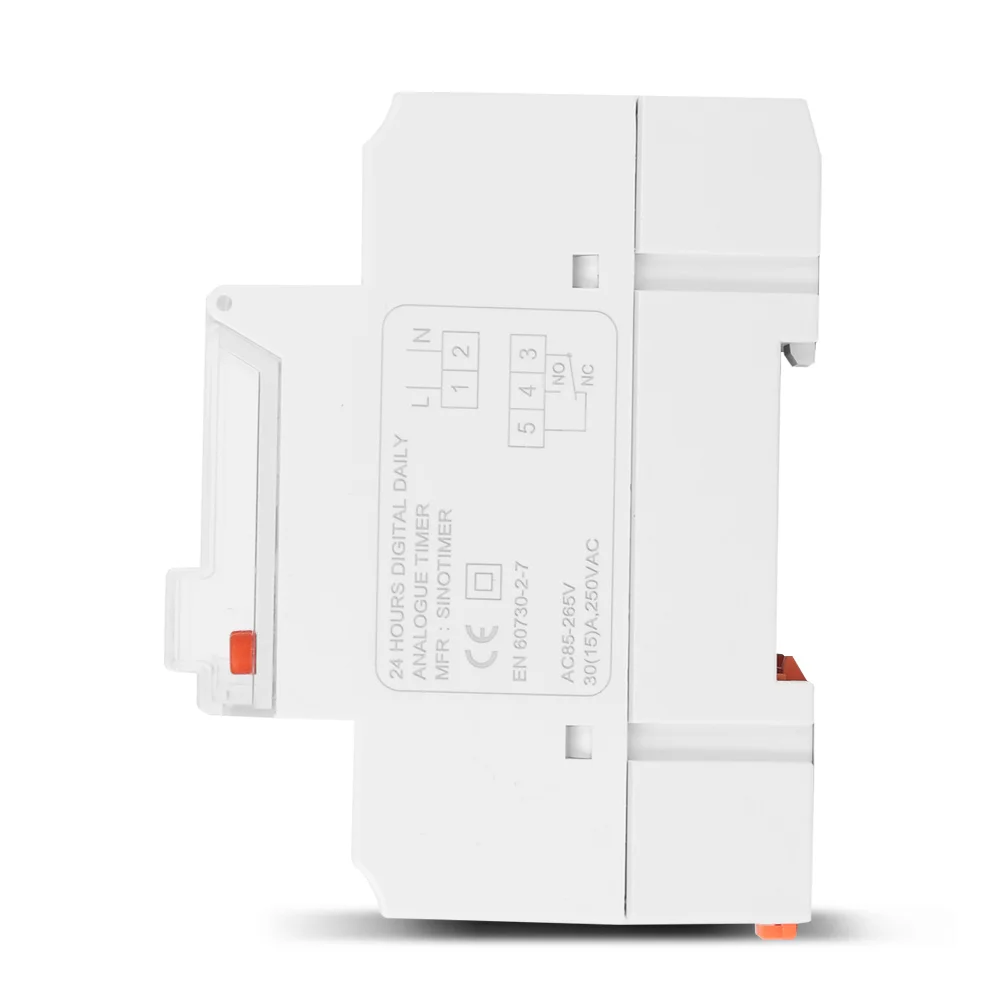 24hrs Digital Analogue Din Module Time Switch Backlight Large LCD Display Industrial Timers Controller 16A 30A Relay 85-265VAC