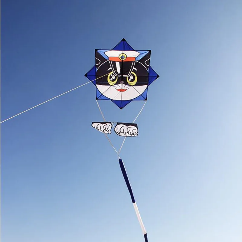 free-shipping-gossip-cartoon-cat-kite-fly-for-outdoor-toys-for-kids-parachute-kites-latawiec-reel-children-kites-veleta-livre