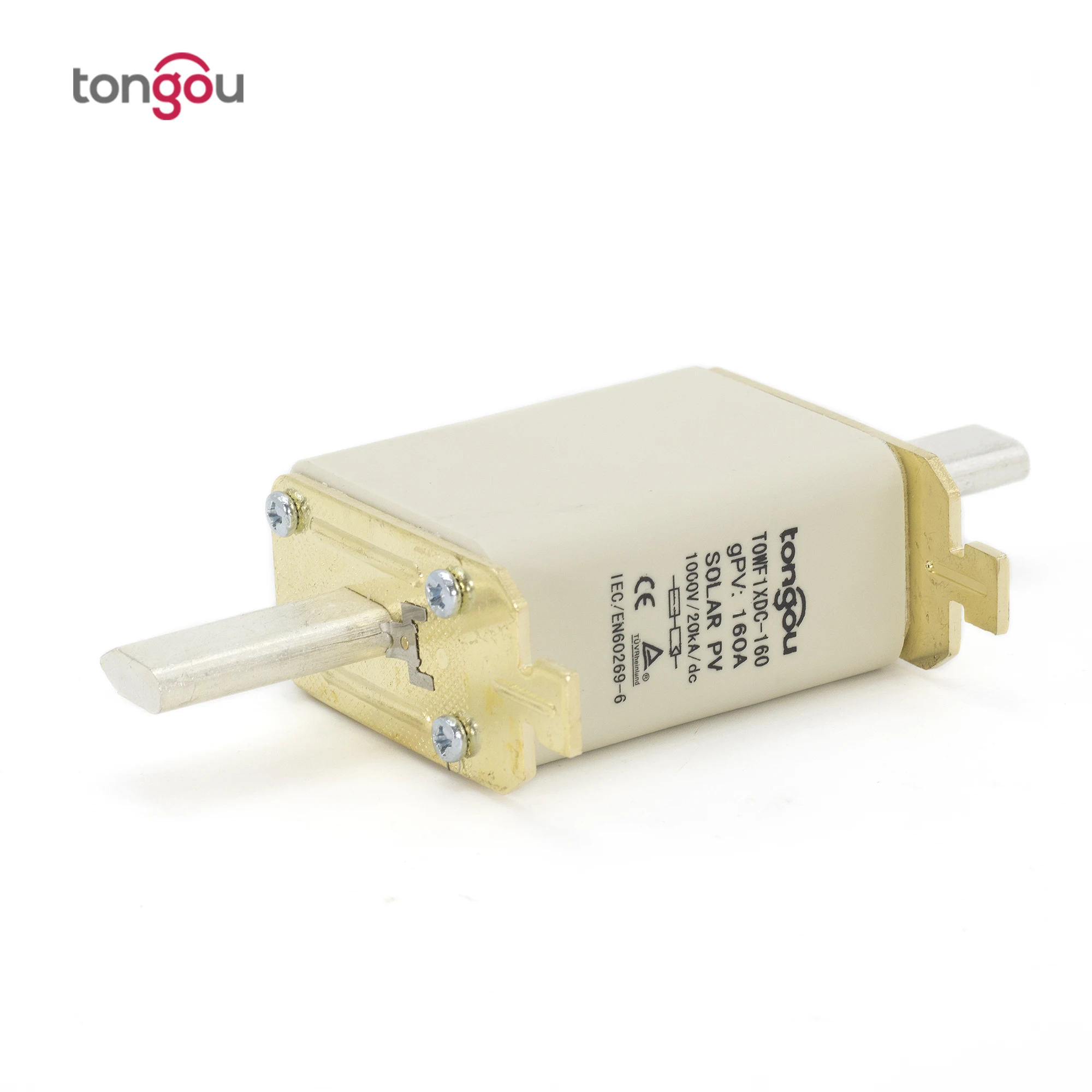 1000V DC солнечный предохранитель 40A 50A 63A 80A 100A 125A 160A 20KA