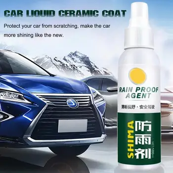 

Automotive Glass Coating Rainproof Agent Windshields Ceramic Plated Crystal Liquid Glass Coating Waterproof Spray 100ml