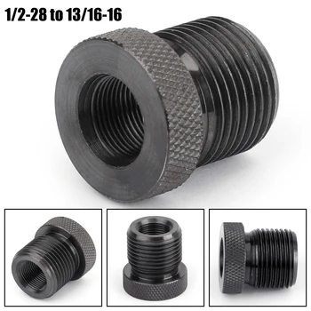 

Areyourshop 1/2-28 to 13/16-16 Automotive Thread Adapter - Black 1/2x28 to 13/16x16 Car Accessories Threaded Oil Filter