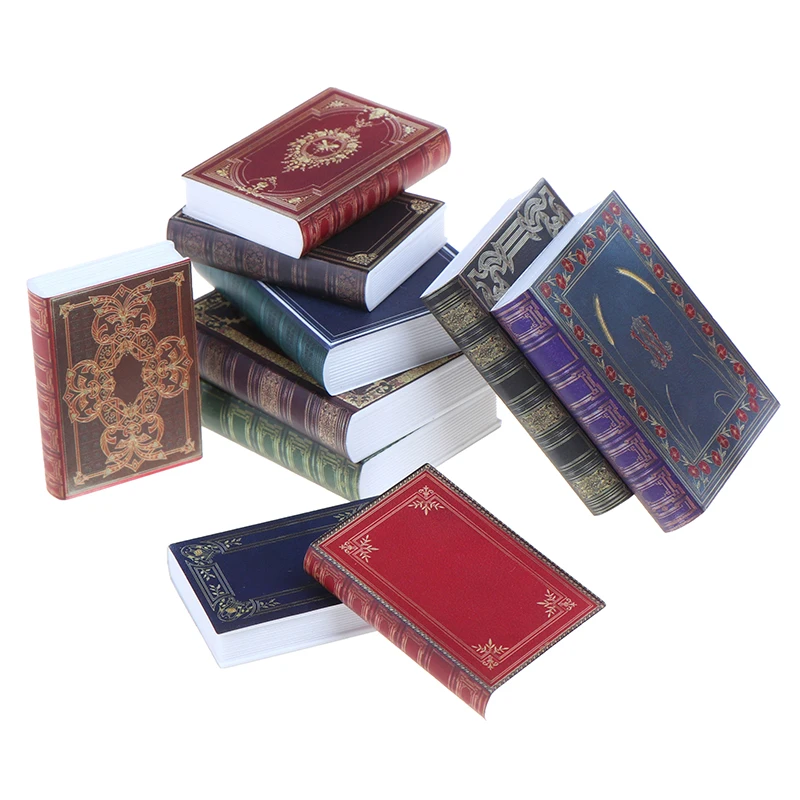 

Wholesale 1/12 Miniature Scene Model Dollhouse Accessories Mini Book Paper Notebook Children Toys Birthday Gifts Accessories 1PC