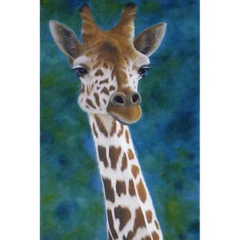 

Animal Painting Cute Giraffe Diamond Diy Full Round Drill 5D Home Decor Cross Stitch Wall Art Craft Embroidery Pictures Gifts