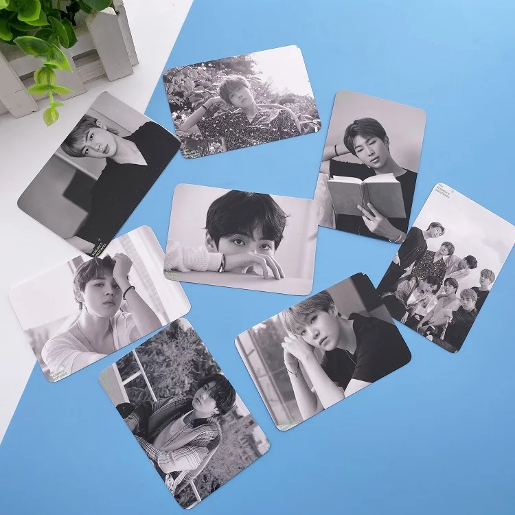 Новинка Ким тайхюнг кпоп маленький подарок фото карты v jungkook jimin rm suga jh jin - Цвет: B