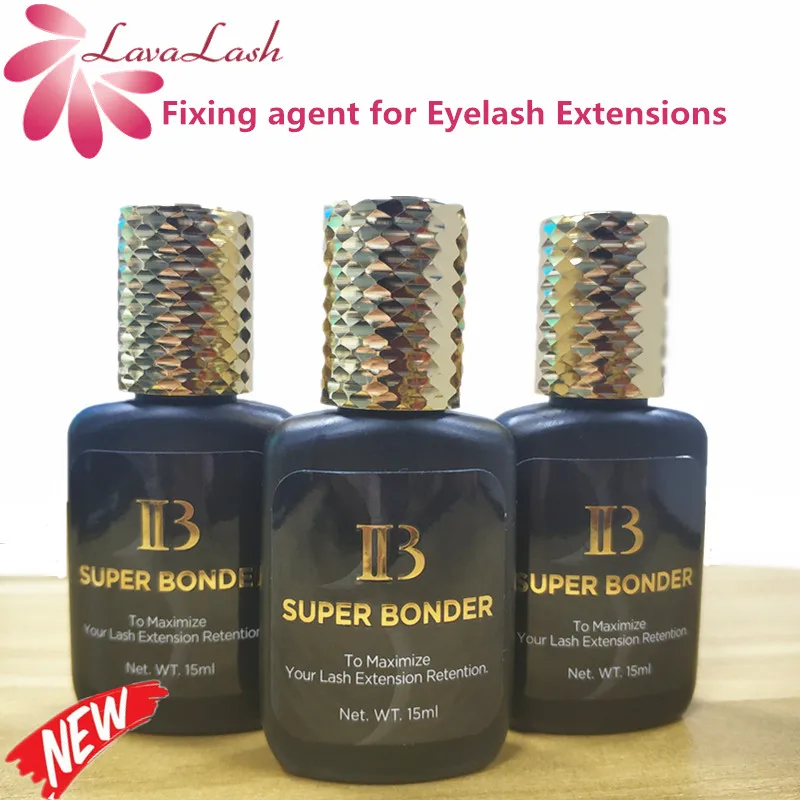 3 бутылки IB SUPER BONDER фиксирующее средство для ресниц самоклеящегося склеивания