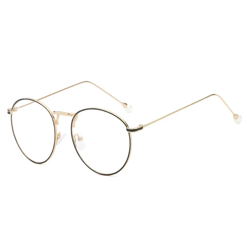 BG Myopia 2.0 Seemfly модные новые перламутровые готовые очки для близоруких женщин круглая металлическая оправа очки для близоруких очков-1,0-1,5-2,0 до-6,0 - Цвет оправы: BG Myopia 2.0