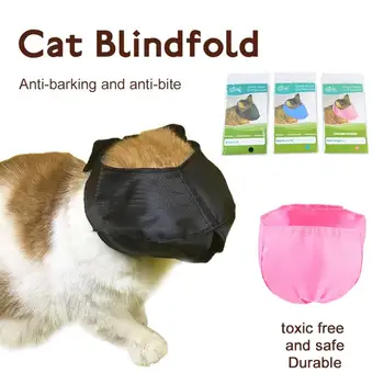 

Pet Cat Eye Mask Anti Biting Anti Cry Pet Cleaning Beauty Bath Products Pet Beauty Eyeshade Muzzle Travel Tool Dog Pet Supplies