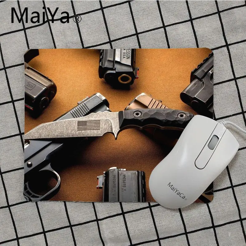 Maiya, высокое качество, острый Военный нож, сделай сам, дизайн, игровой с узором, коврик для мыши,,, игровой коврик для мыши