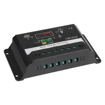 

Solar Charge Controller Portable Safety 30A 12/24V Solar Panel Battery Regulator Charge Charging Controller