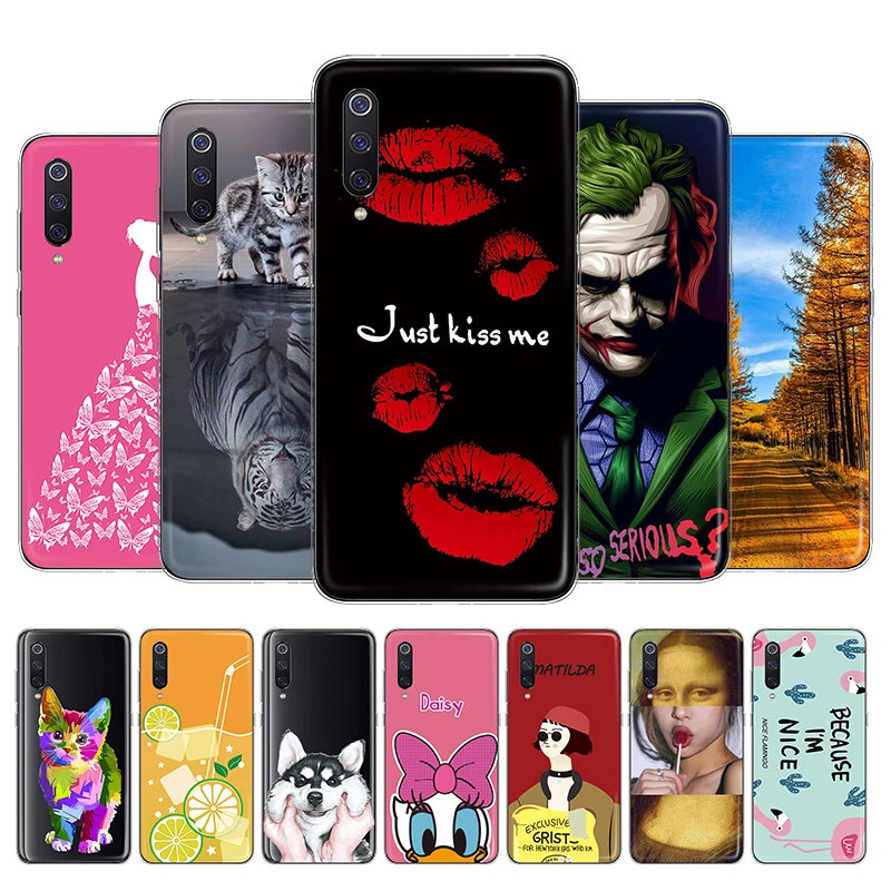 For Xiaomi Mi 9 9T Pro Case Cute Cartoon Cover Silicone Phone for Redmi Note 8 7 K20 Fashion Shells Soft Coque |