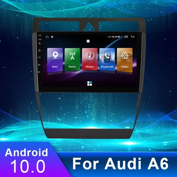 شراء Oonaite أندرويد 10 راديو السيارة ستيريو السيارات لأودي A6 1997-2004 الملاحة لتحديد المواقع دي في دي مشغل وسائط متعددة 9