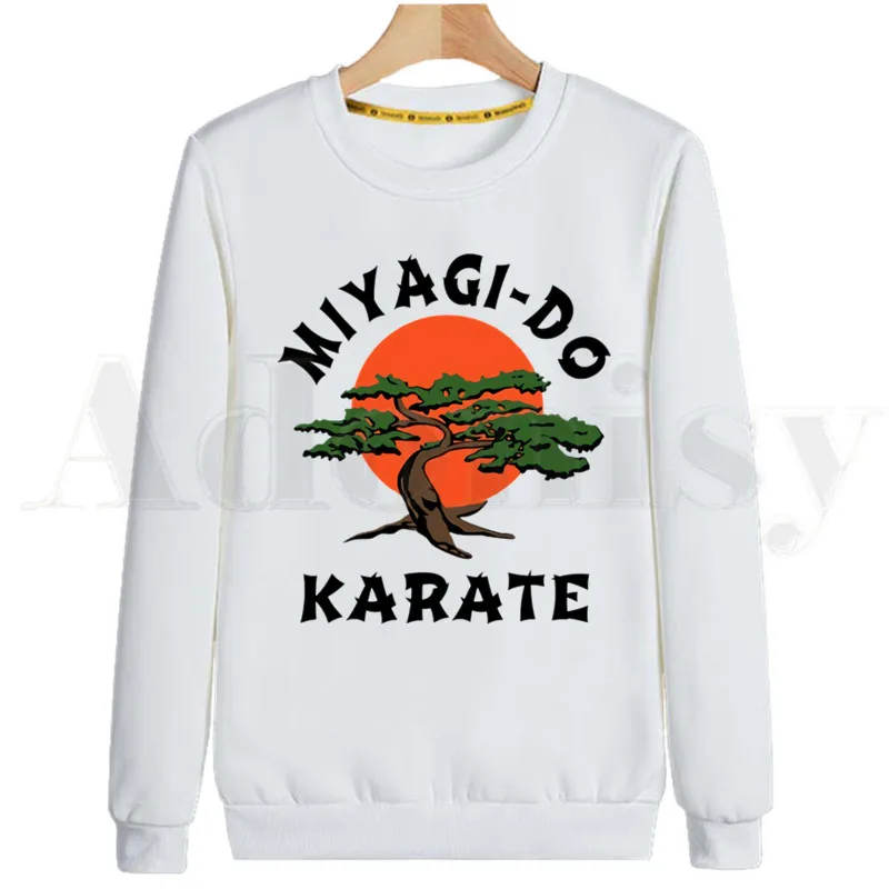 

Cobra Kai Strike Hard First No Mercy Snake Karate Hoodies Sweatshirt Print Trend Mens Clothes Hip-Hop Male Crewneck Hoodies Men