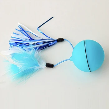

New USB Rechargeable Electric Rolling Ball Toys for Cats Interactive Laser Magic Ball Toy with Laser Light Keep Your Pet Busy