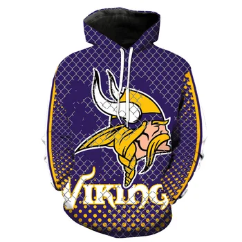 

Minnesota Vikings Football Team Printed Hat Hat Cover Men's Tide Hat Men's Hat Printing Blouse hoodies