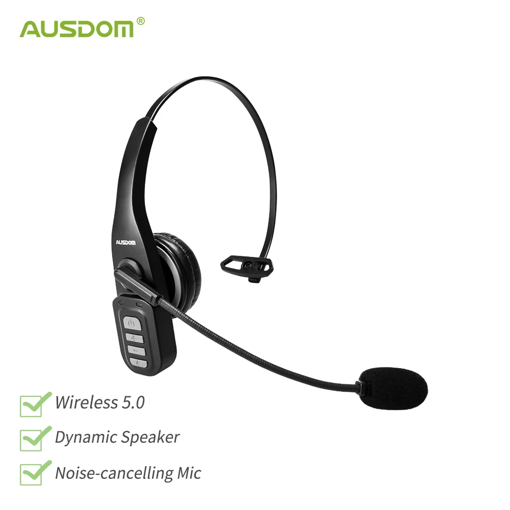 Беспроводная телефонная гарнитура [OriginalAUSDOM BW01 Bluetooth 5 0 микрофон с