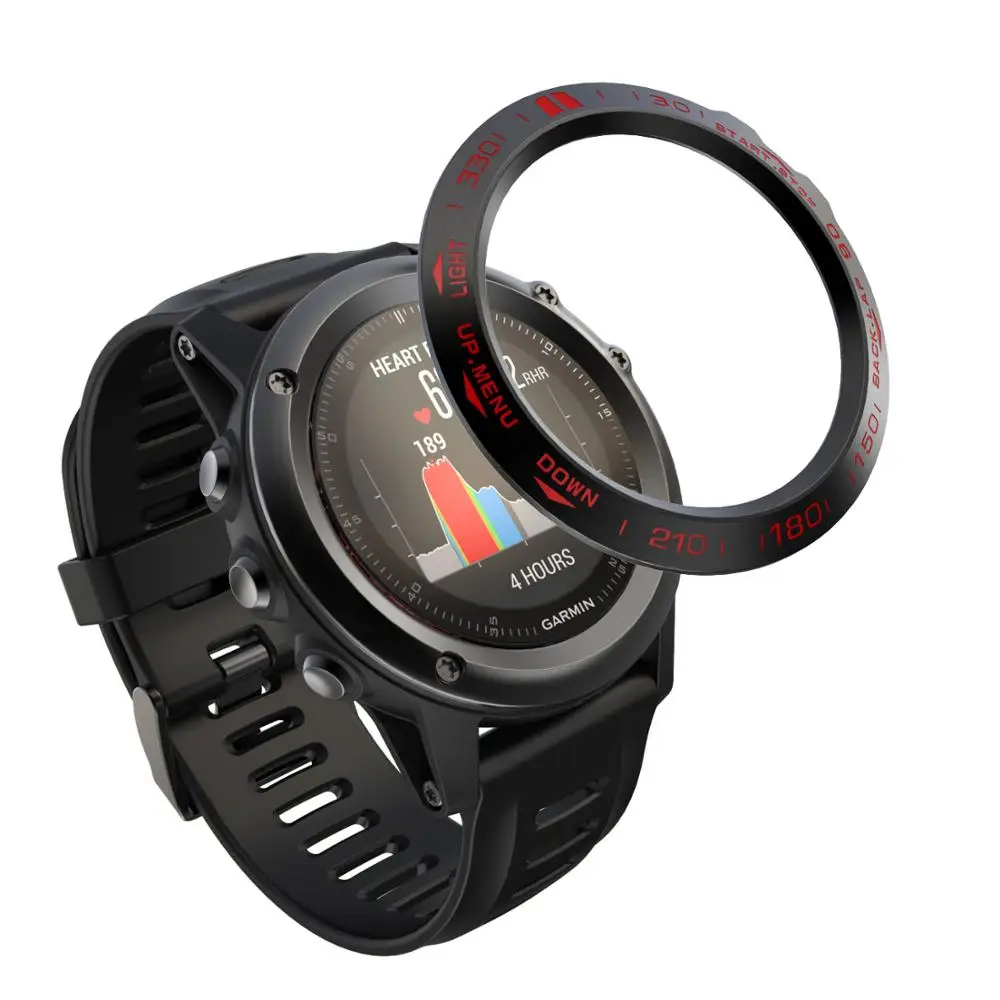 Steel Protection Bezel Ring Case - Premium Anti-Scratch Metal Cover Frame with Speed Adhesive