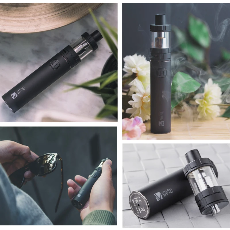 Günstige 3000mAh Vaptio C2 Starter Kit mit 100W power   Lange letzten Batterie 2 ml 4 ml zerstäuber Elektronische zigarette Vape Stift