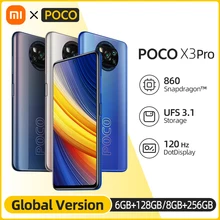 In Stock POCO X3 Pro Global Version Snapdragon 860 Smartphone 120Hz DotDisplay NFC 33W Charging 5160mAh Quad AI Camera