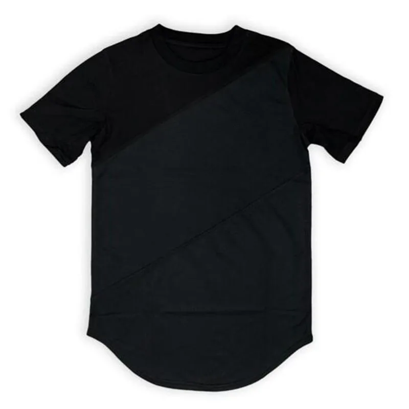 Для мужчин s бег T рубашка Спортивная одежда Фитнес Спортивная Футболка Slim fit Футболка для спортзала майка для бодибилдинга Для мужчин хлопка с сеткой в стиле «пэтчворк Рашгард - Цвет: Черный