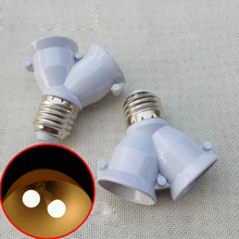 Винт E27 светодиодное освещение лампочка, розетка отклонения в размерах на 1-2 сплиттер адаптер