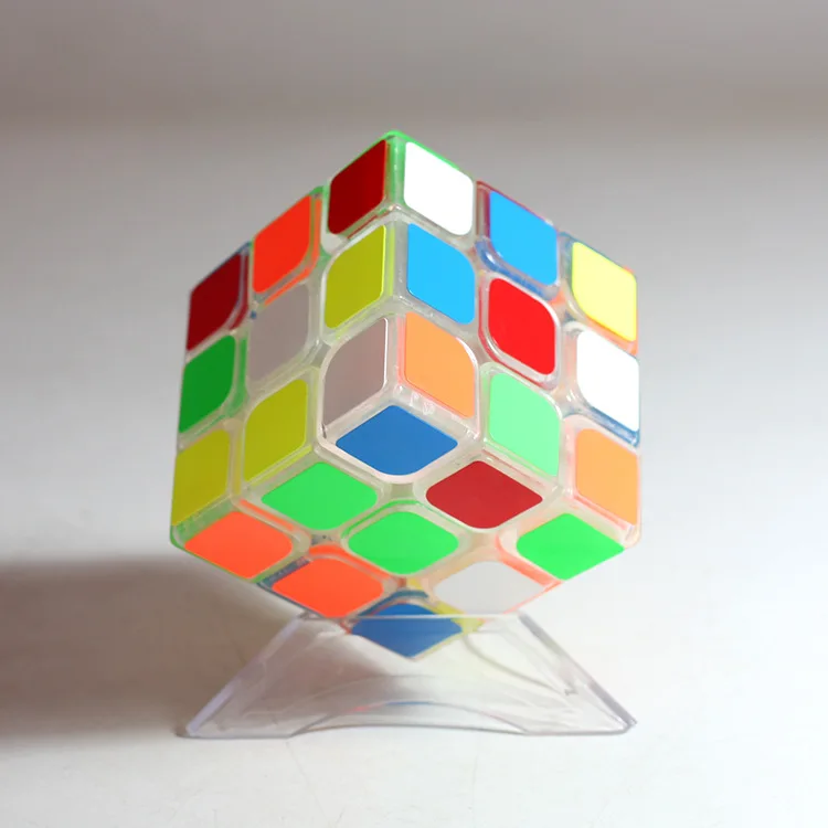 Zcube 3x3x3 профессиональный кубик Rubikss скорость прозрачная наклейка волшебный куб Рождество Technic головоломка игрушка Подарки для детей c