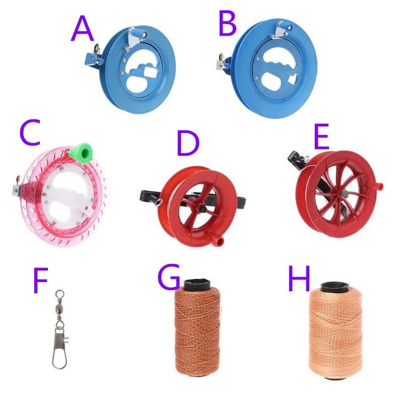 Запираемая катушка для воздушного змея катушка воздушного змея плавное вращение шарикоподшипник инструмент воздушный змей аксессуары для воздушный змей с одним леером Летающий надувной