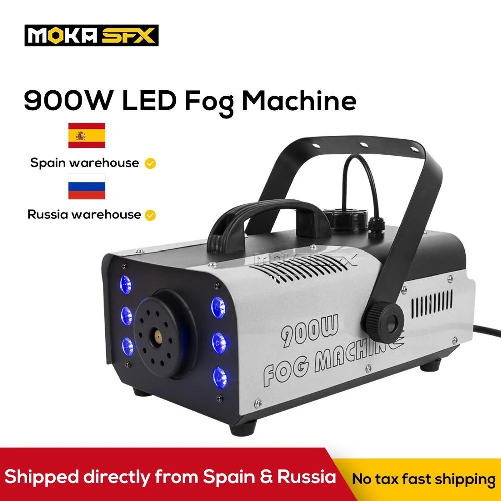 Moka Sfx 900w Led/ 900w Colored Portable Fog Machine Wireless Remote Led Smoke Machines For