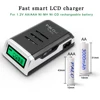 LCD Display With 4 Slots Smart Intelligent Battery Charger For AA / AAA NiCd NiMh Rechargeable Batteries ► Photo 3/6