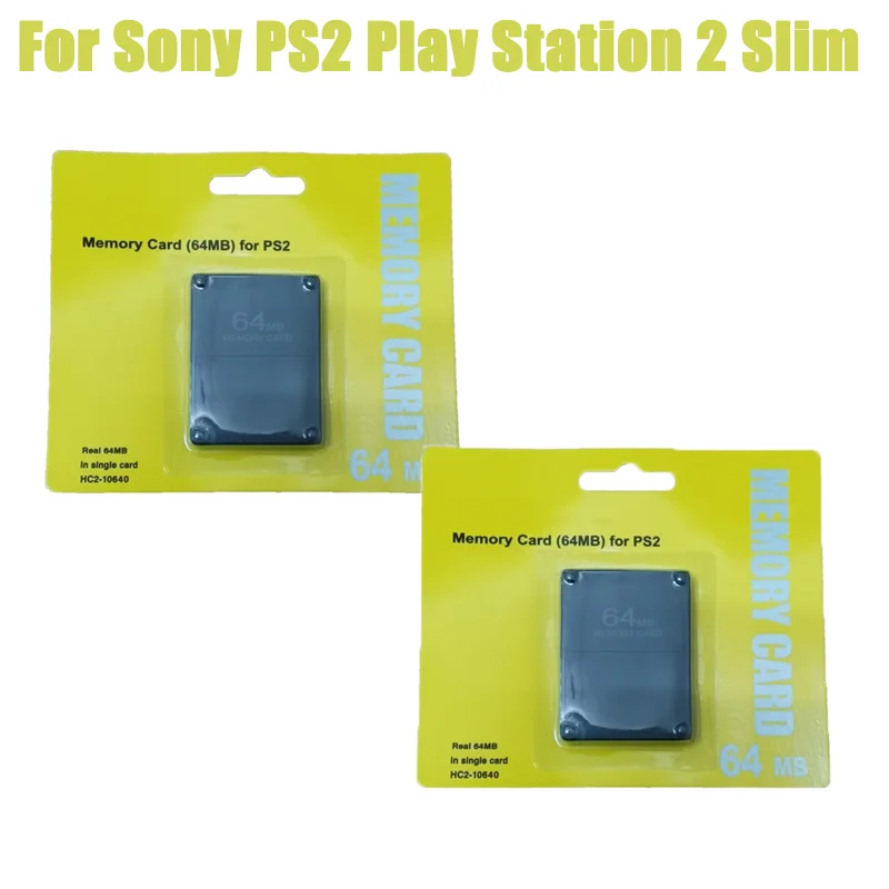 Brand New 64MB Megabyte Memory Card For Sony PS2 PlayStation 2 Slim Game Data Console Game Data Stick Module Can Be Used As FMCB - ANKUX Tech Co., Ltd