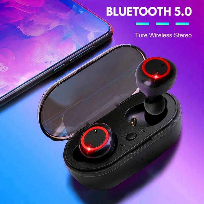TWS M2 Bluetooth Headphones 5 0 Wireless Earbud Sports Earphone with Mic for Iphone Xiaomi Samsung Huawei Support IOS Andriond