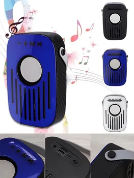 

25#Portable Bluetooth speaker HIFI Portable Wireless Blueteeth Stereo Sound Speaker Micro FM USB Plating case bluetooth speaker