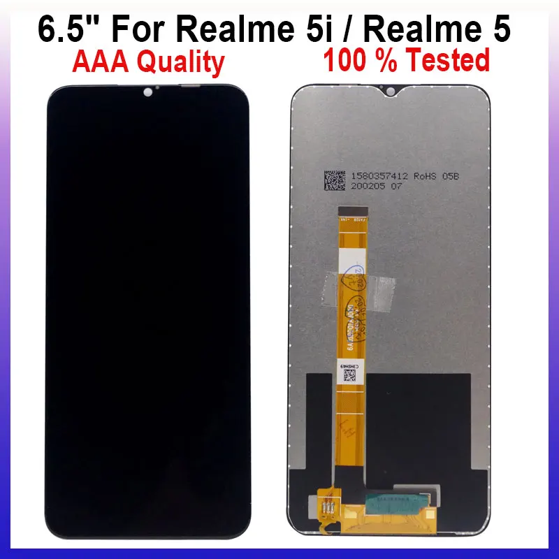 Realme 5i DESHENG Spare Parts LCD Screen and Digitizer Full Assembly for Oppo Realme 5s Realme 5i DESHENG Spare Parts LCD Screen and Digitizer Full Assembly for Oppo Realme 5s