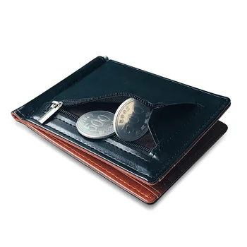 

​Mens Wallet RFID Blocking Credit Multi-Card Position Card Holder Business Front Pocket Wallet Travel Coin Purse Male Money Bag