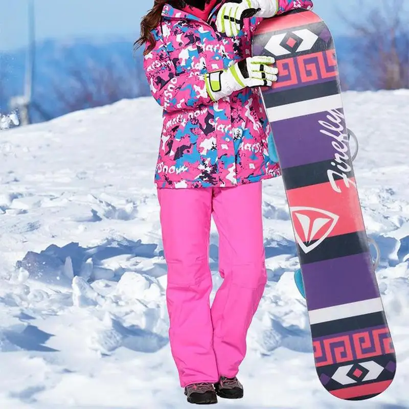 Высококачественные лыжные штаны для мужчин и женщин, спортивные зимние теплые штаны для спорта на открытом воздухе, ветрозащитные водонепроницаемые дышащие теплые лыжные штаны для сноуборда