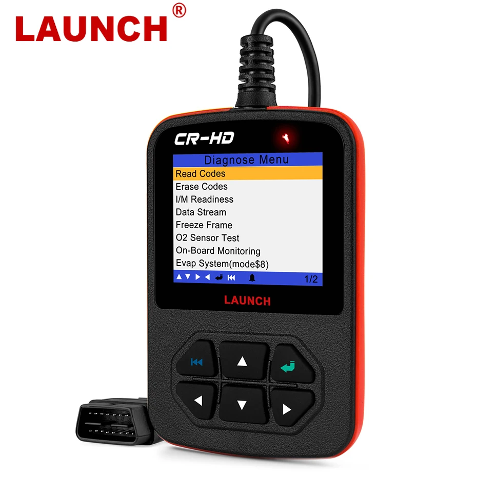 LAUNCH Creader CR HD 24V Тяжелый грузовик диагностический инструмент OBD сканер для Volvo MAN ERF