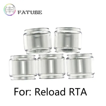 

5PCS FATUBE bubble glass tubes Cigarette Accessories for Reload RTA / Reload MTL / Ohmega Nano RTA 5ml Pyrex fatboy Glass tank