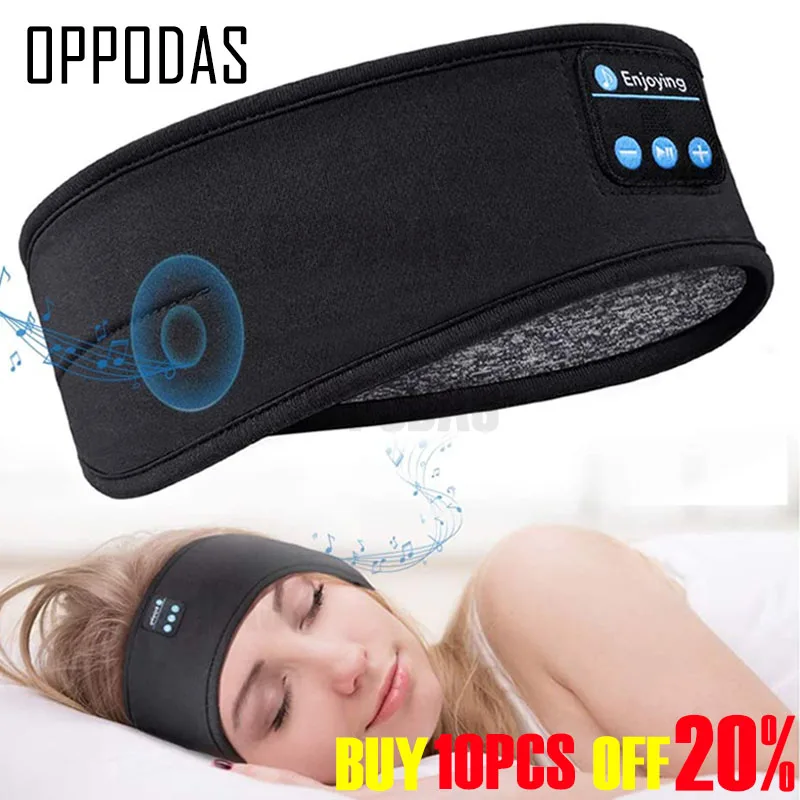 Wireless Bluetooth Sleeping Headphones Headband Thin Soft Elastic Comfortable Music Bluetooth Headsets Eye Mask for Side Sleeper - ANKUX Tech Co., Ltd