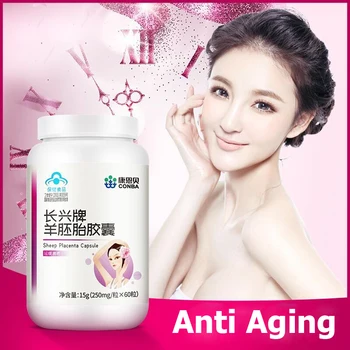 

250mg*60 Capsule Beauty Sheep Placenta Extract Capsules Lamb Placenta Capsules Keep Female Young Anti Aging