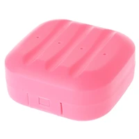 Mini Soap Box Bathroom Dish Plate Case Home Shower Travel Holder Container Soap Container Boxes Soap Dispenser Decor 2