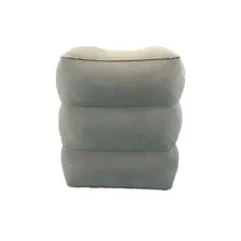 Портативная дорожная надувная подушка для ног самолет отдых спящий Флокирование коврик для ног для детей взрослый коврик для ног