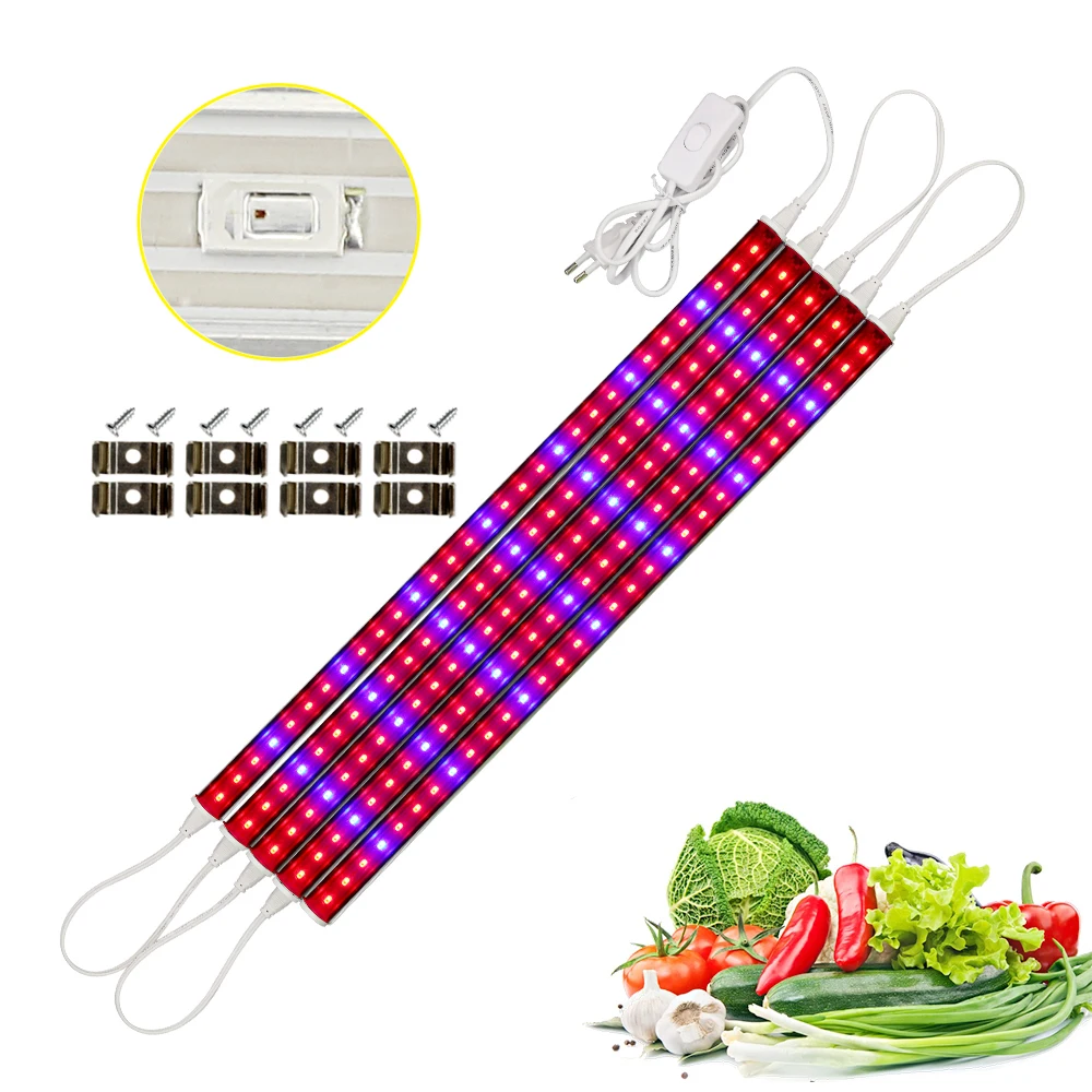 фитолампа LED Grow Light 5730 Fitolampy Growth 50 м трубка для внутреннего роста бар свет