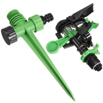 

360 Rotating Water Sprinkle Garden Lawn Impulse Nozzle Watering Tool Pin Pulse Type Abs+Pp Hight Pressure Long Range
