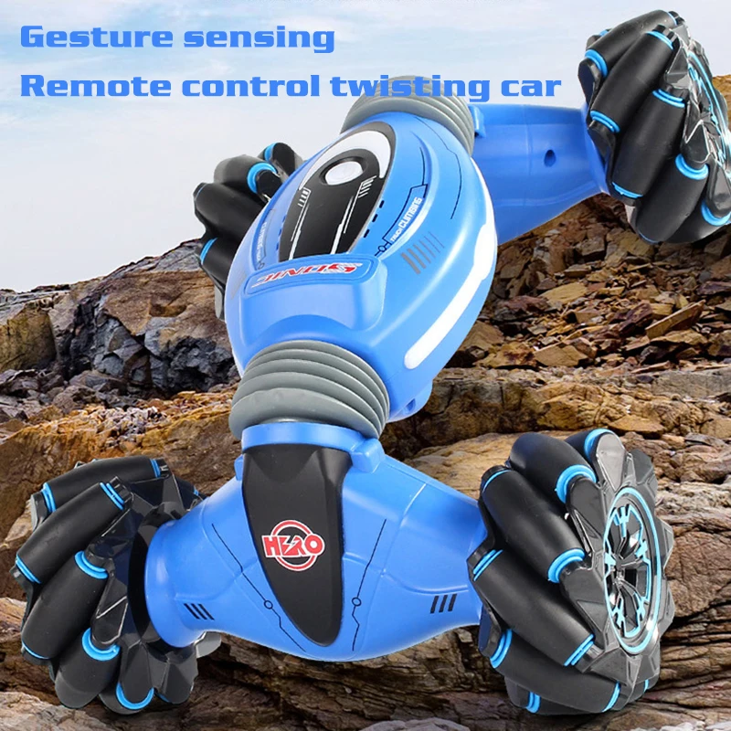 

Gesture Induction Watch Remote Control Twist Light Music Drift Cross-Moving off-Road Stunt Car Toy