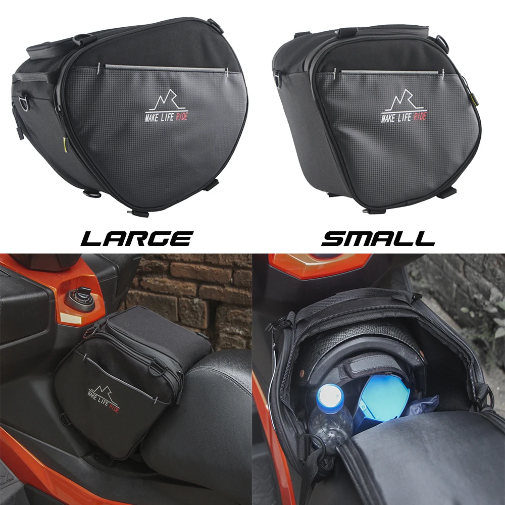 Сумка на плечо для хранения мотоциклов, водонепроницаемая уличная сумка для скутеров и инструментов, седло для поездок на мотоцикле Сумка на плечо для хранения мотоциклов, водонепроницаемая уличная сумка для скутеров и инструментов, седло для поездок на мотоцикле